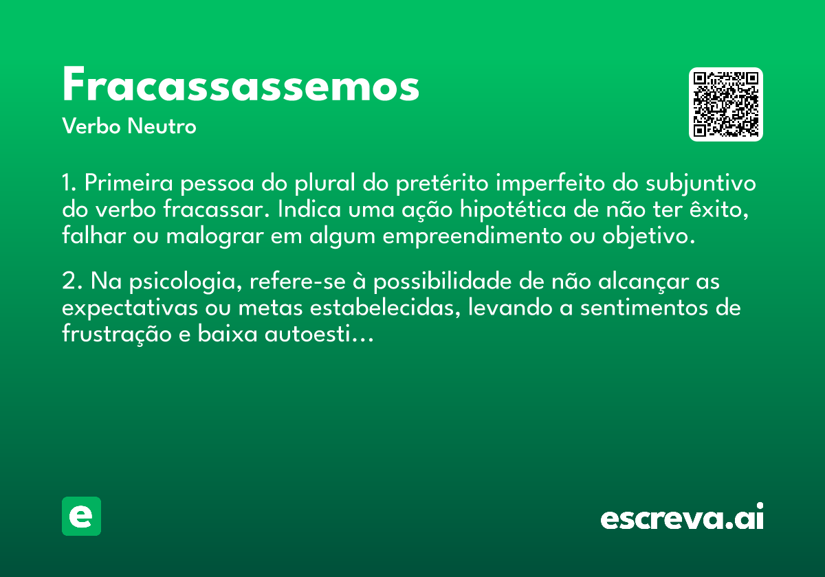 fracassassemos