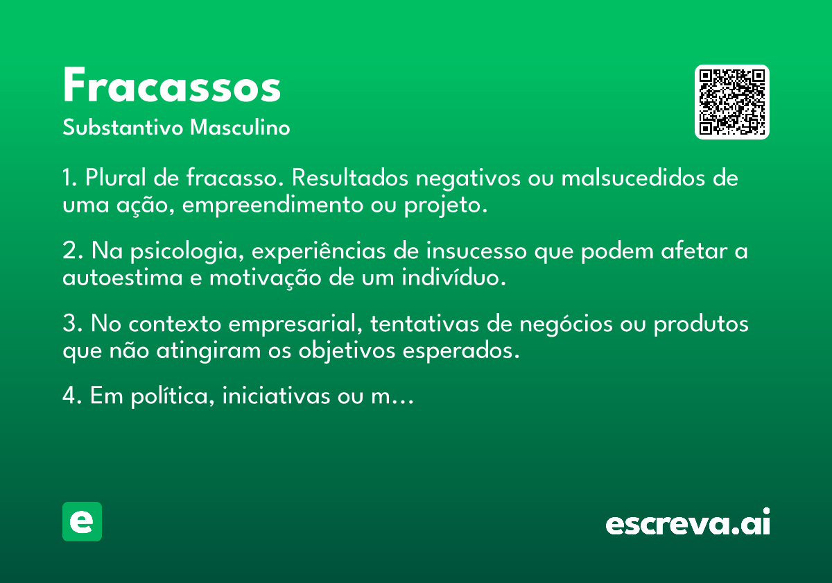 fracassos