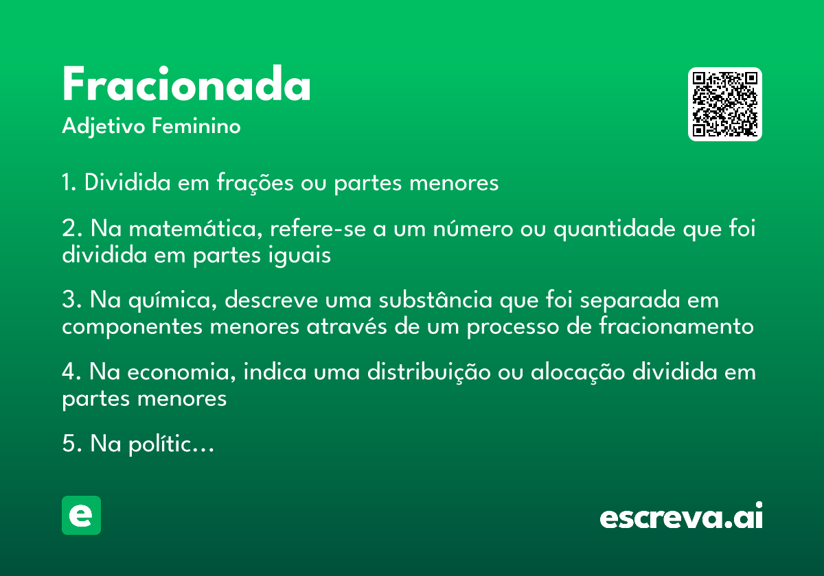 fracionada