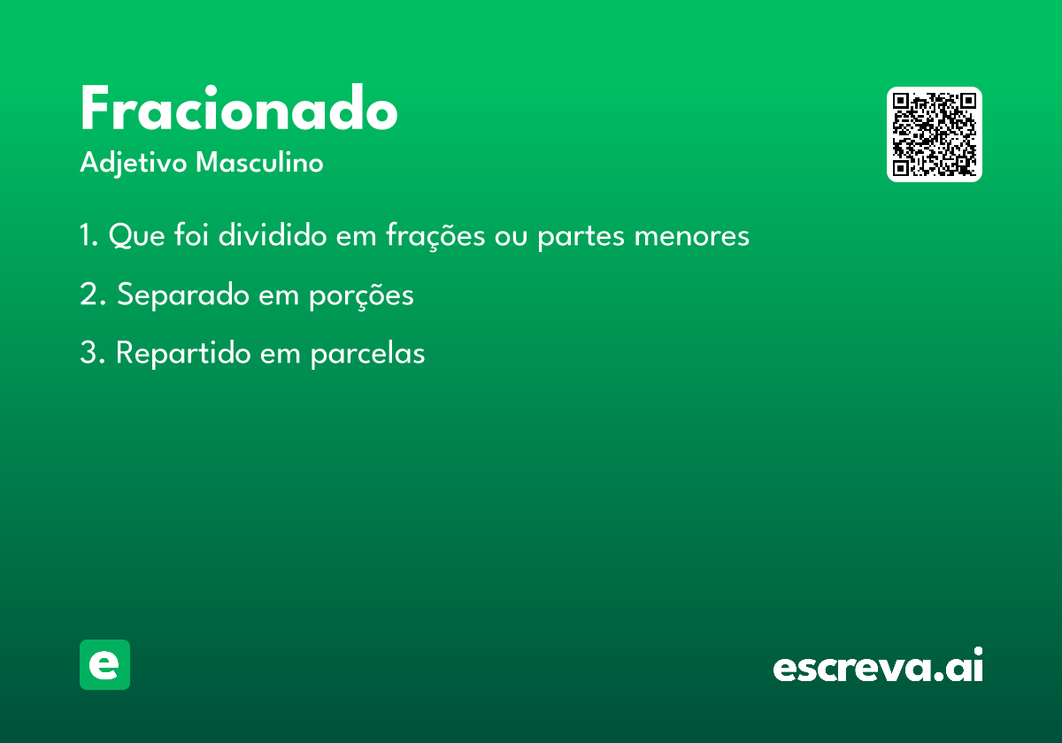 fracionado