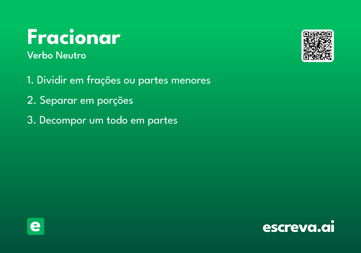 fracionar