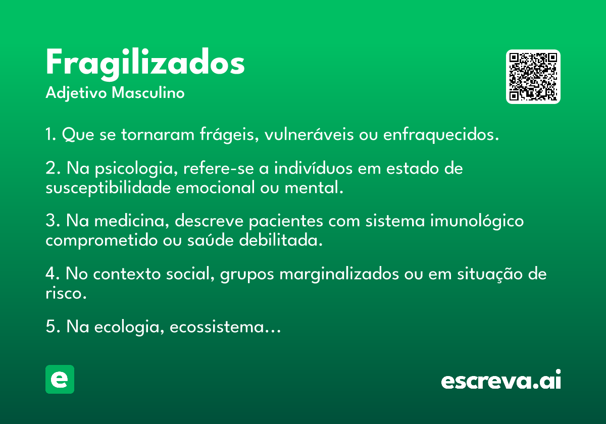 fragilizados