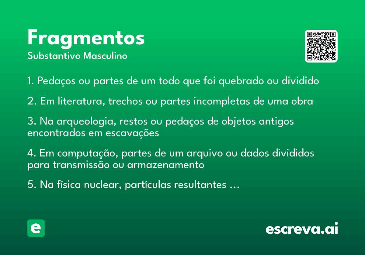 fragmentos