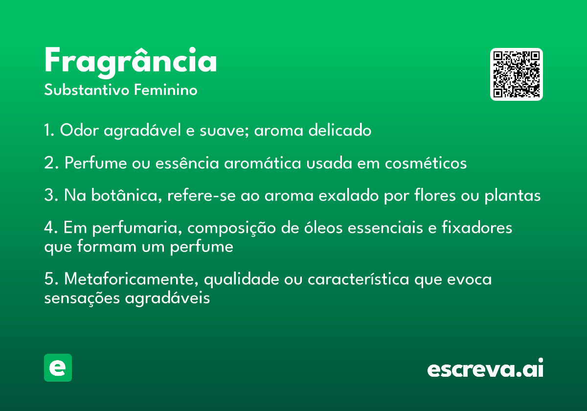 fragrância