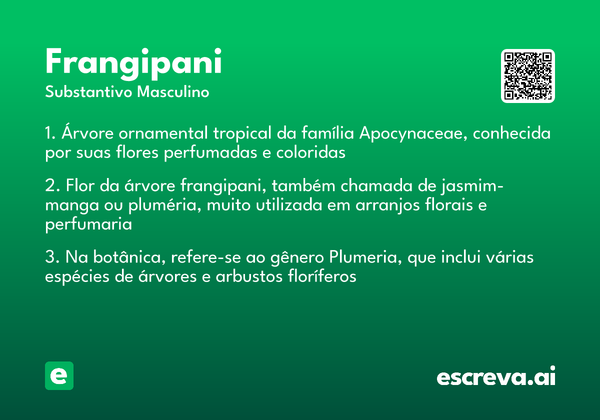 frangipani