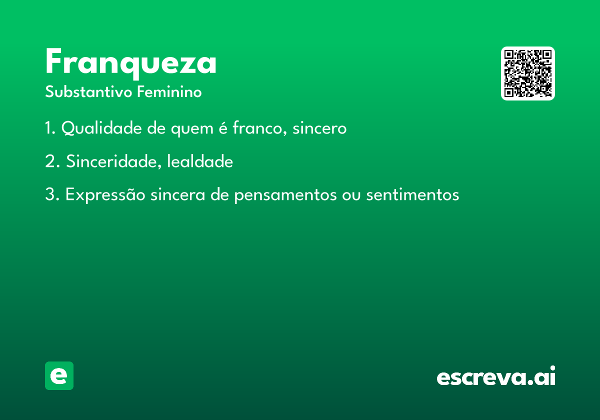 franqueza