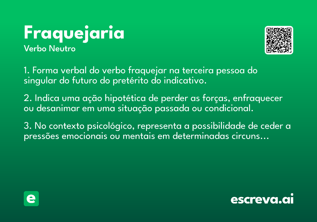 fraquejaria