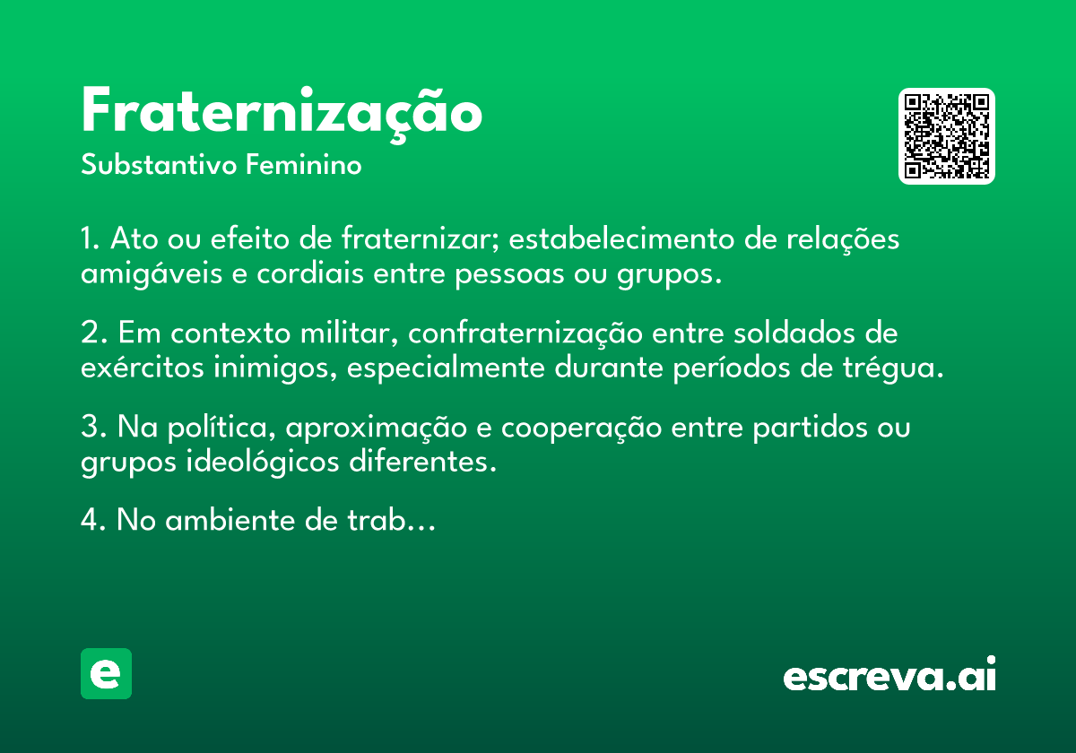 fraternização