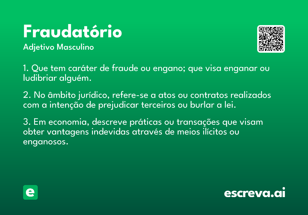 fraudatório