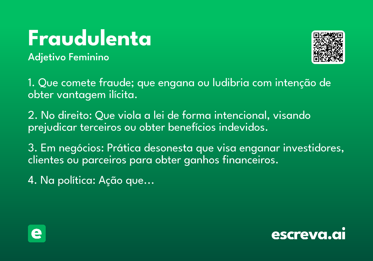 fraudulenta