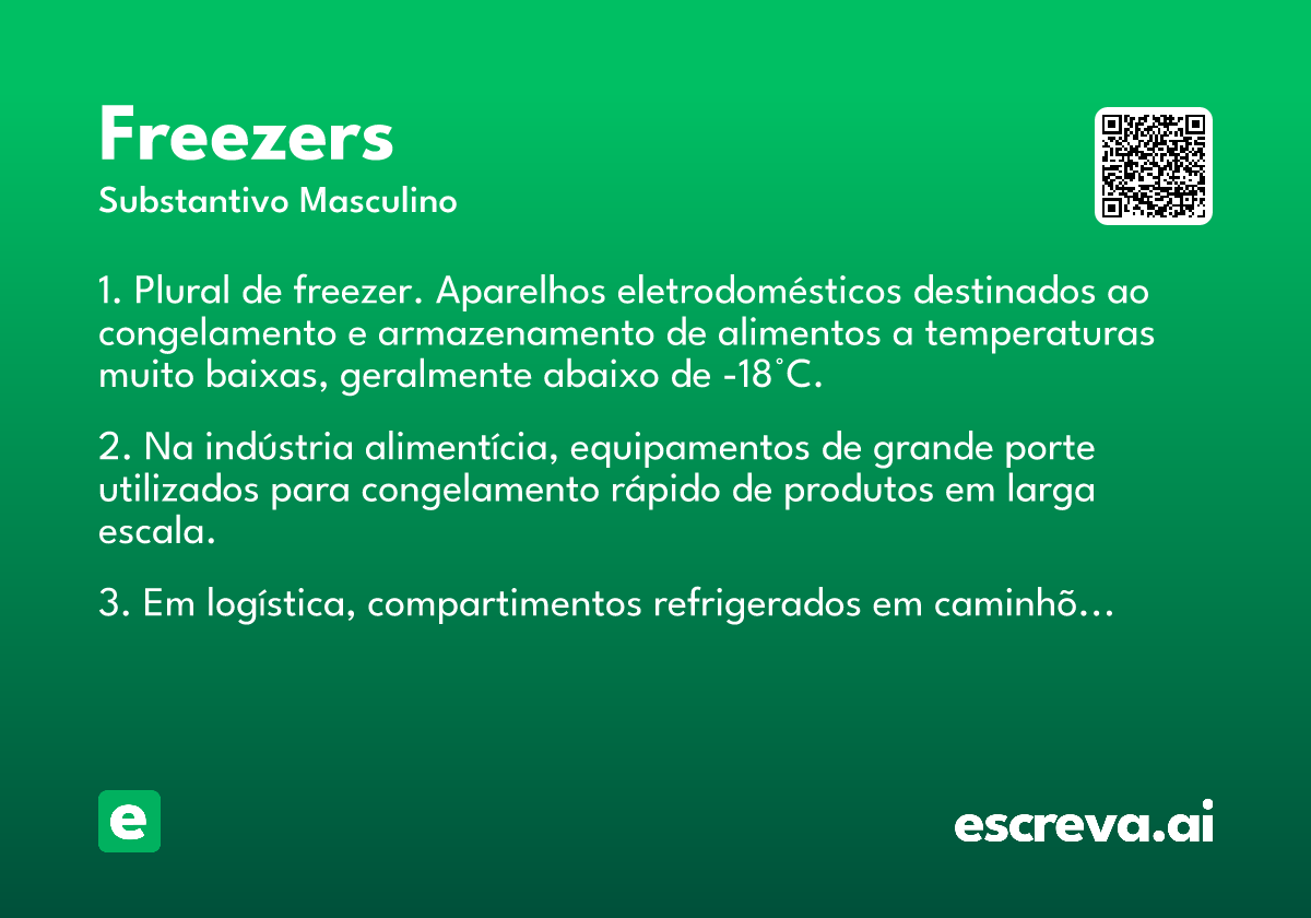freezers