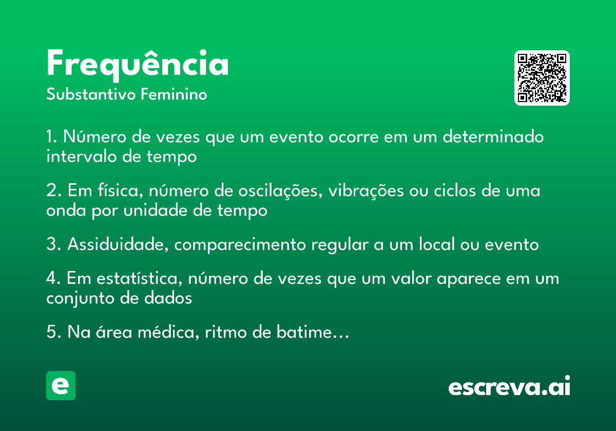 frequência