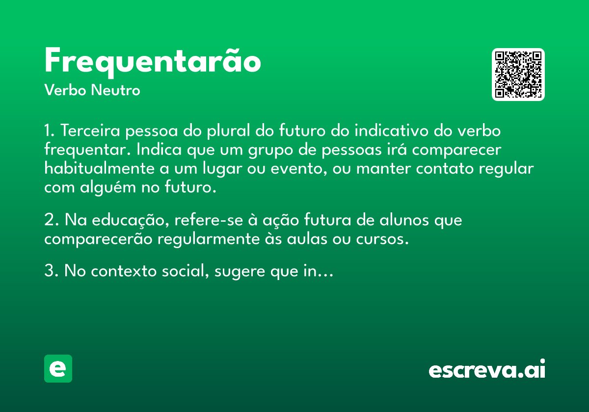 frequentarão