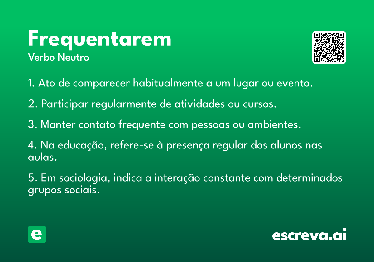 frequentarem