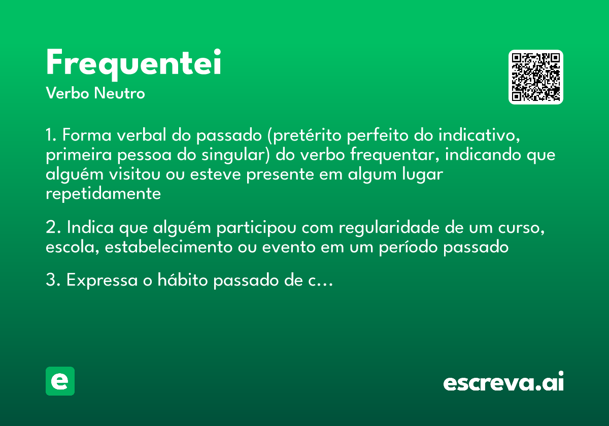 frequentei