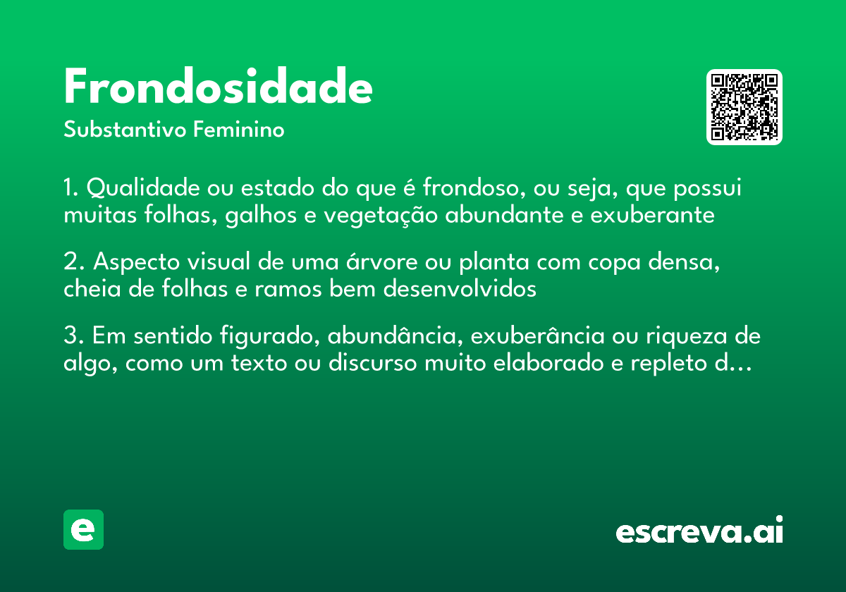 frondosidade