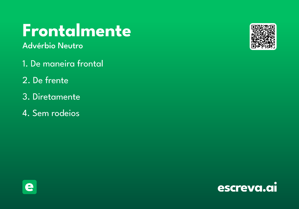 frontalmente