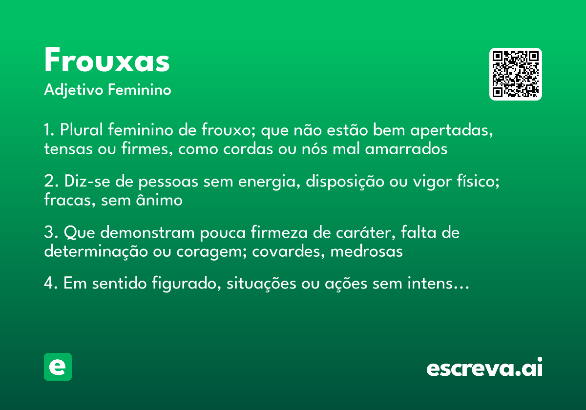 frouxas