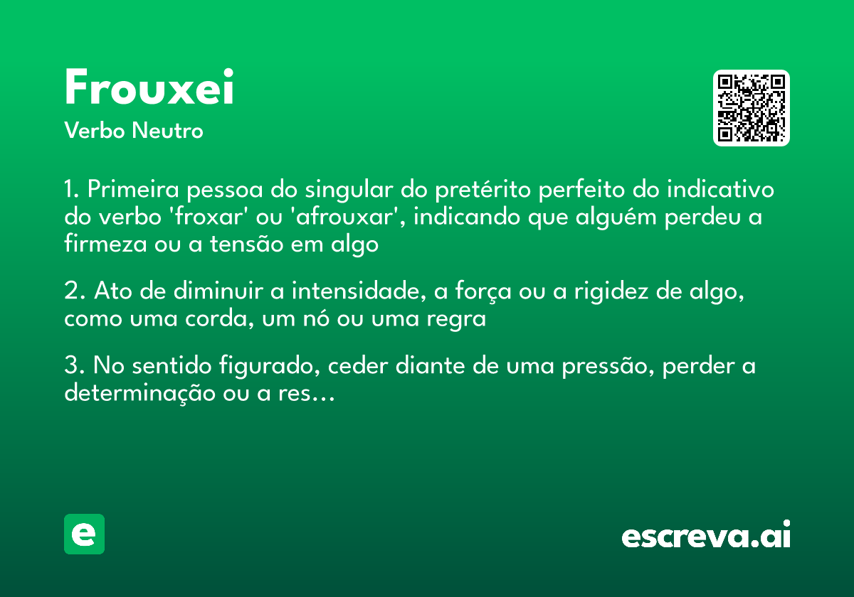 frouxei