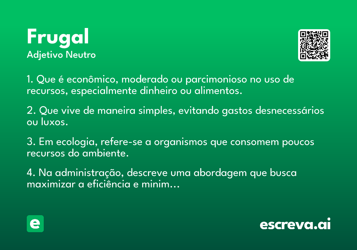 frugal