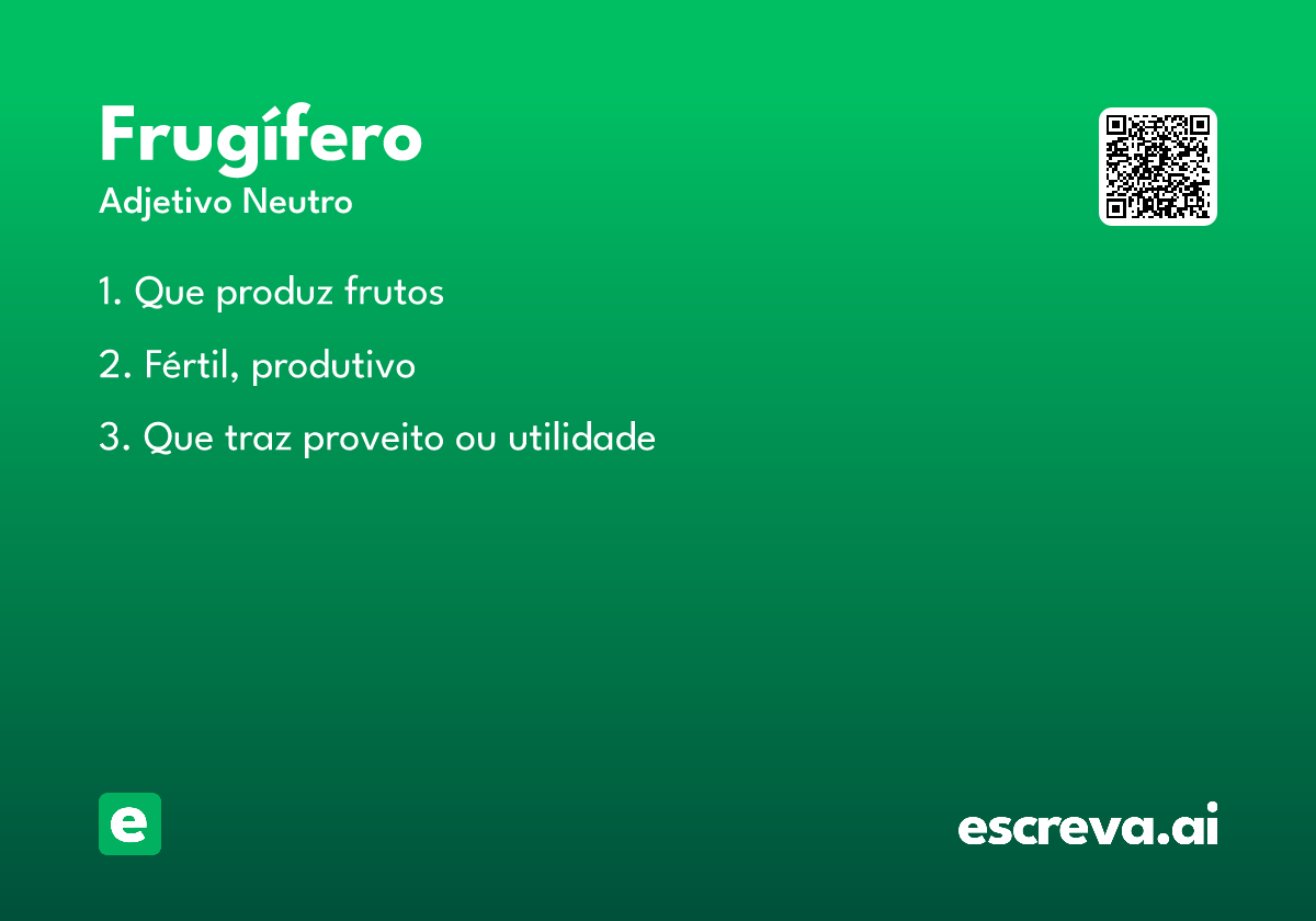 frugífero
