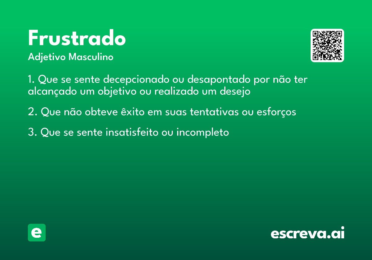 frustrado