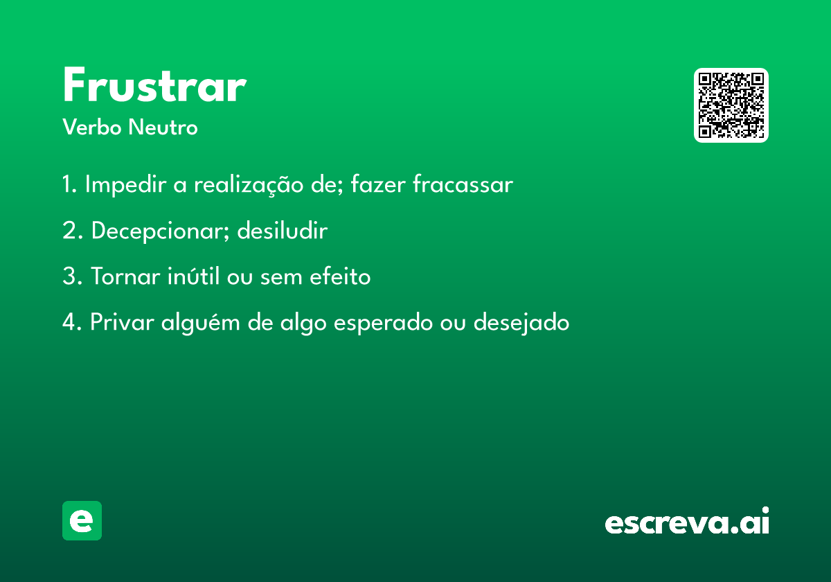 frustrar