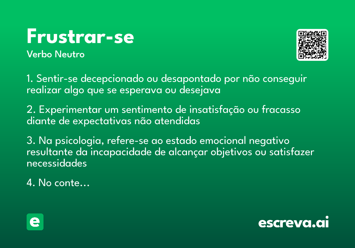 frustrar-se