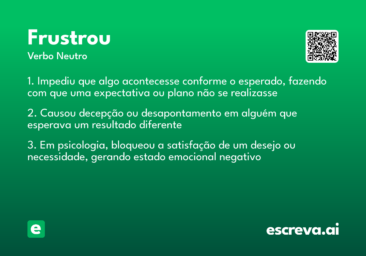 frustrou