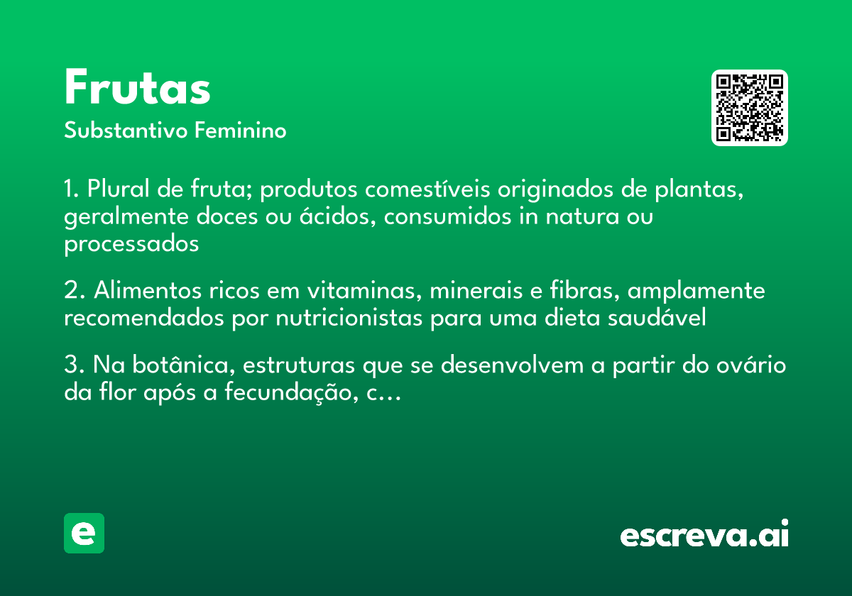 frutas