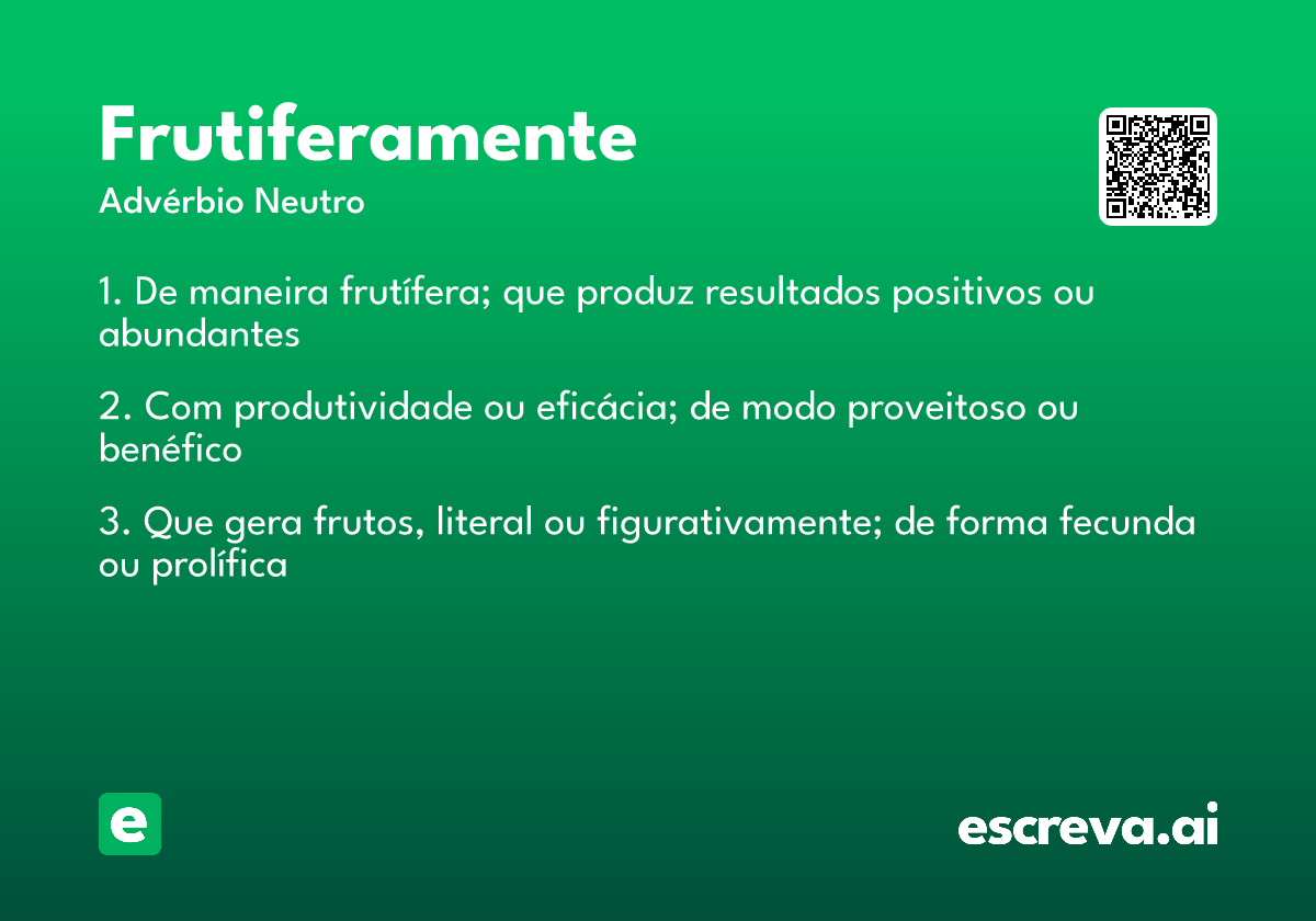frutiferamente