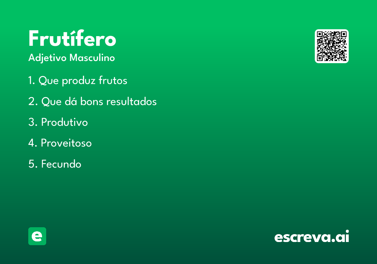 frutífero