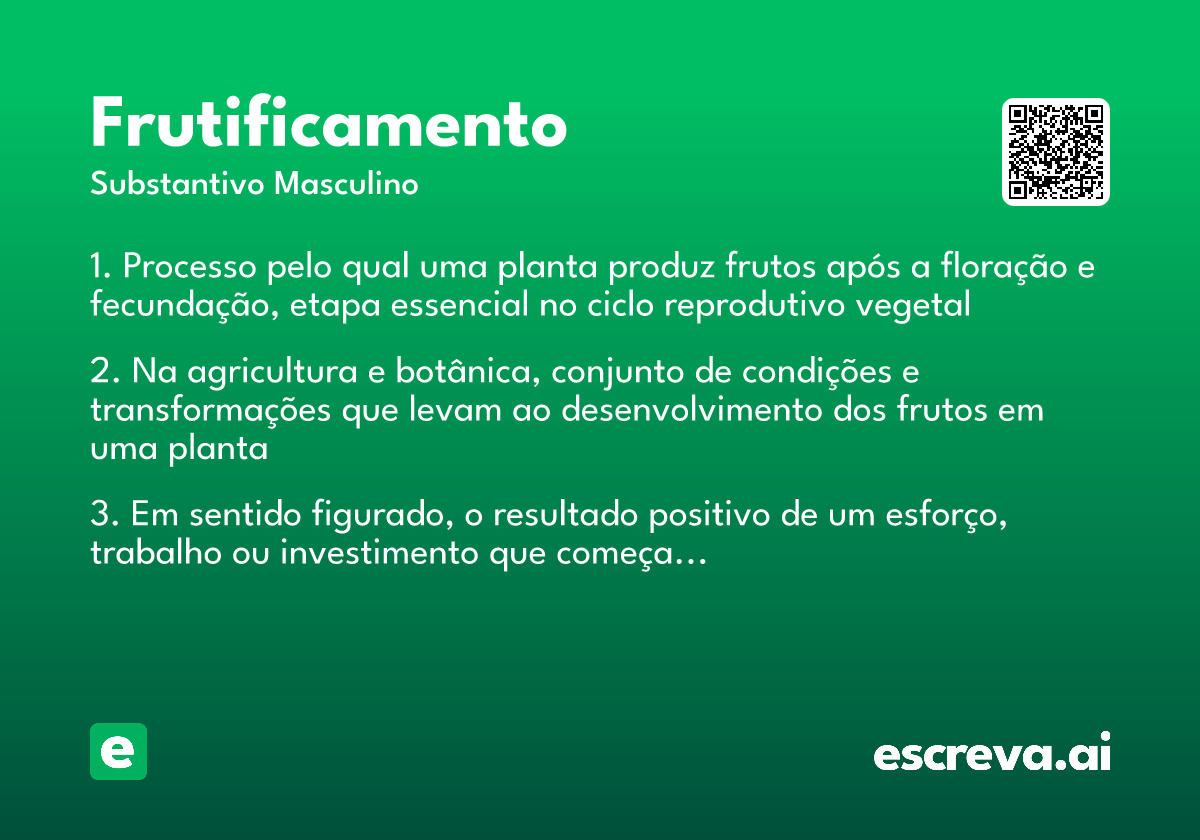frutificamento
