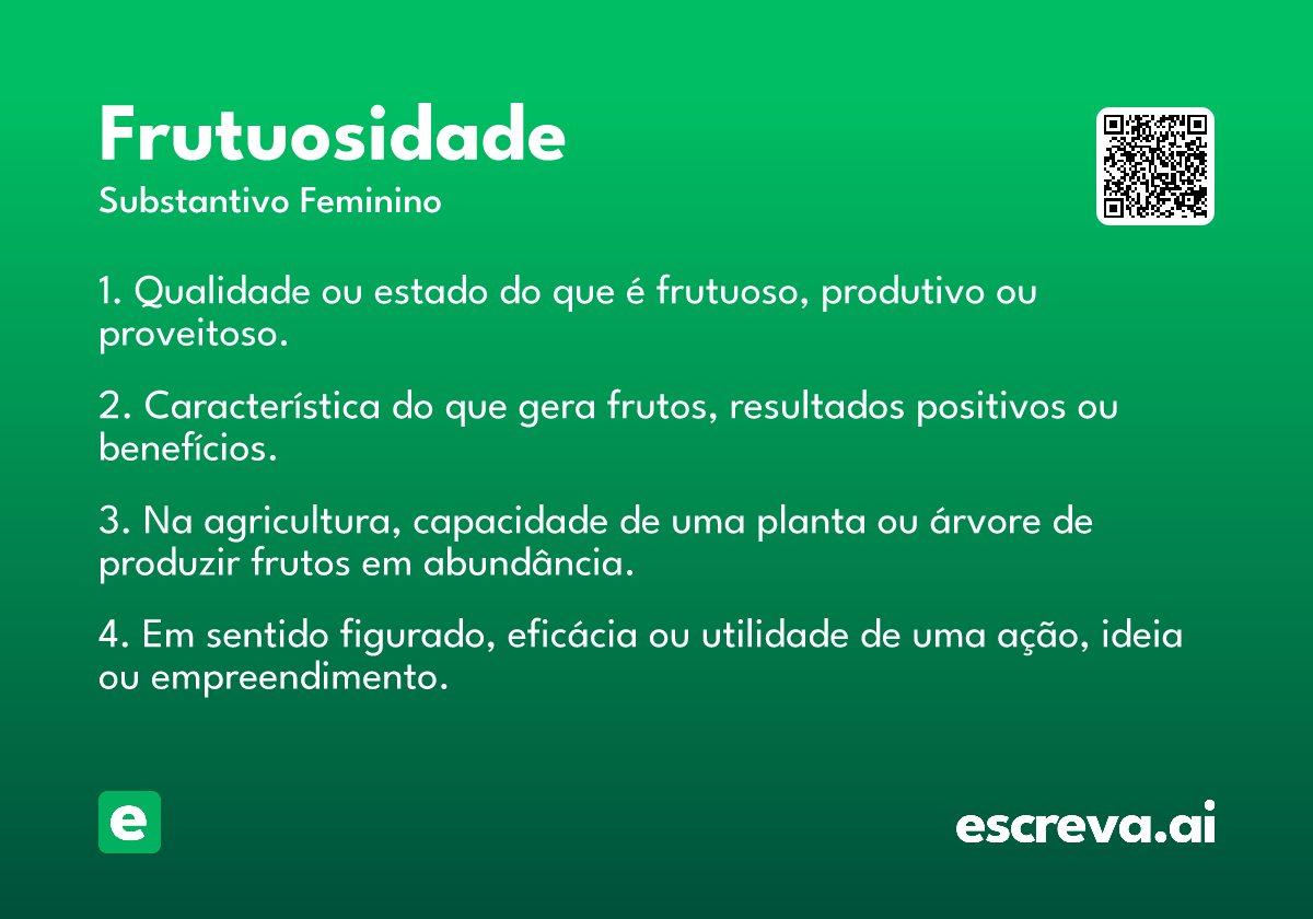 frutuosidade