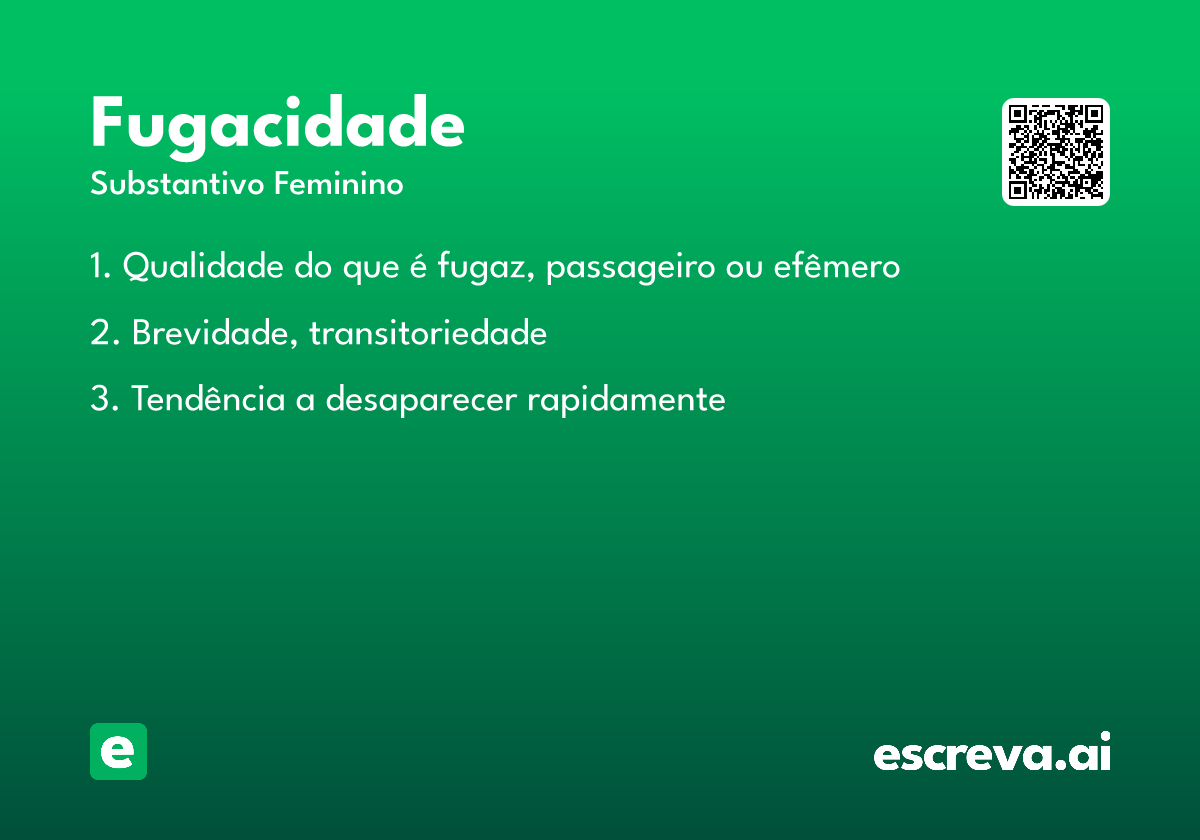 fugacidade