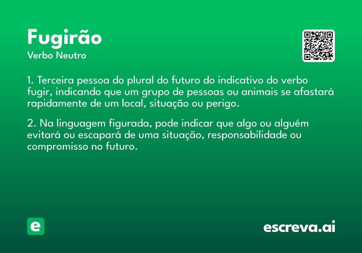 fugirão