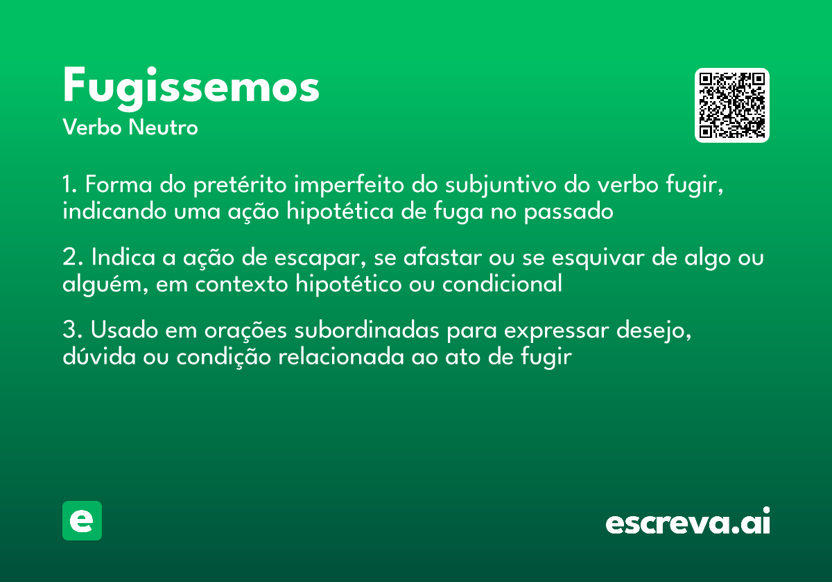 fugissemos