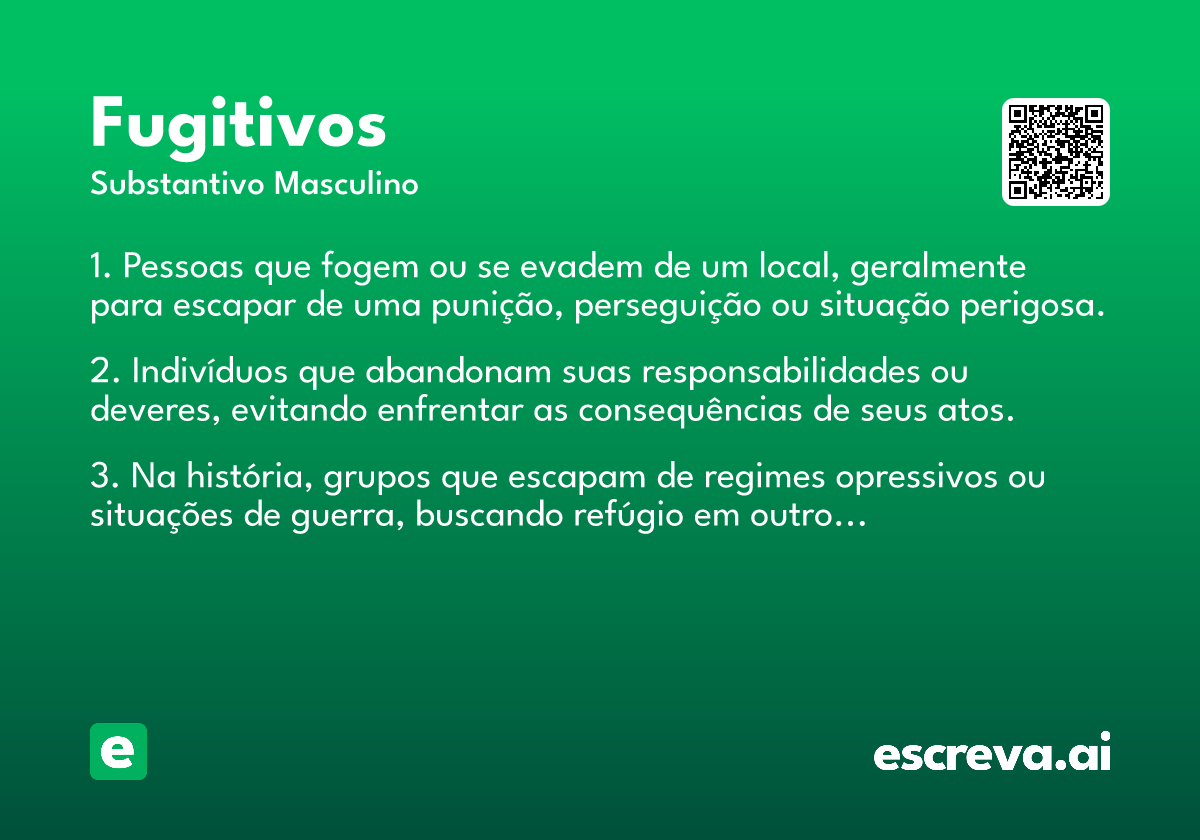 fugitivos
