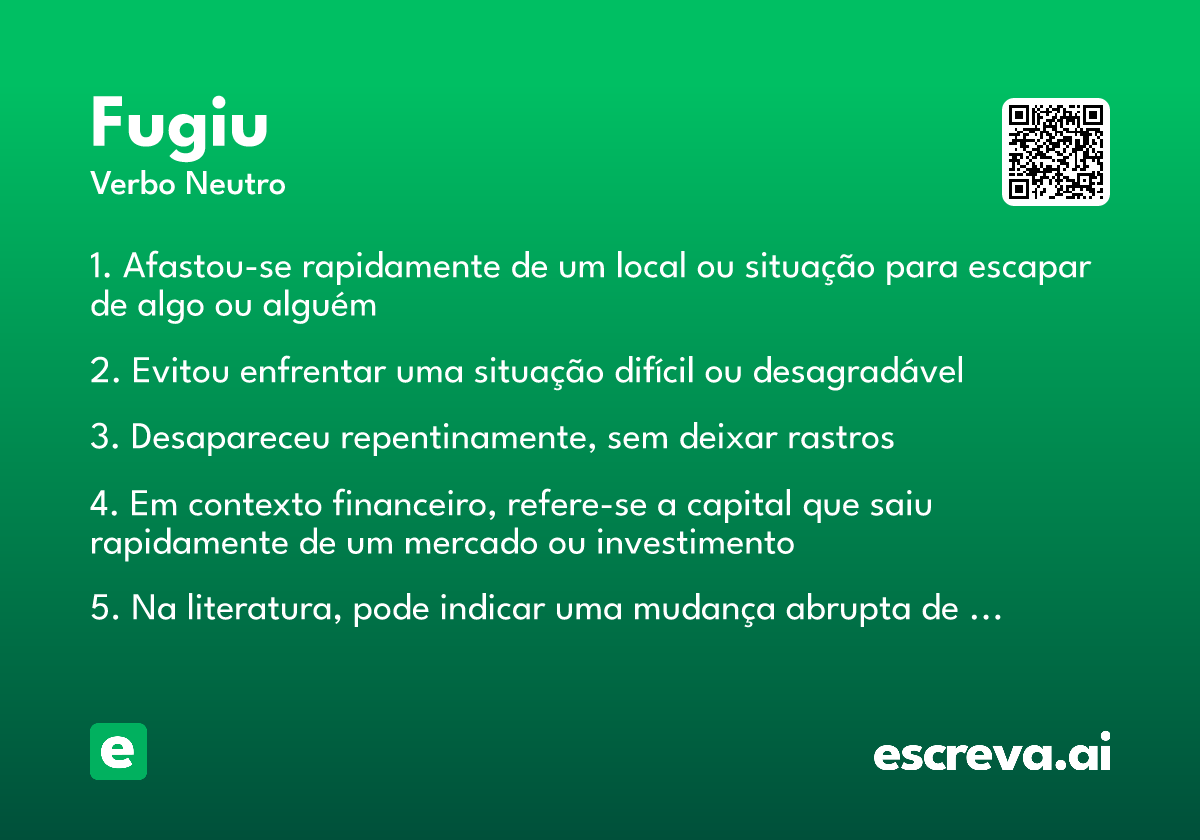 fugiu