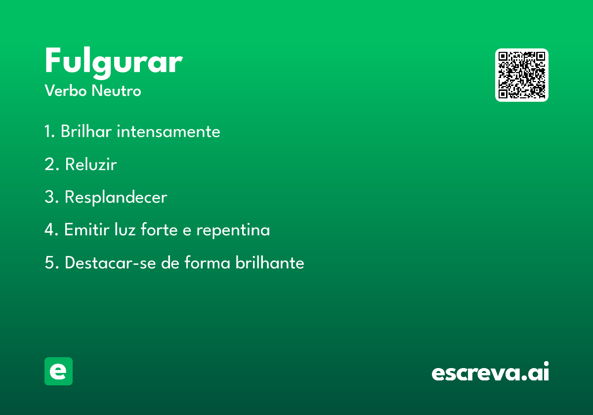 fulgurar