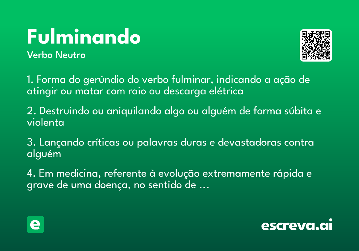 fulminando
