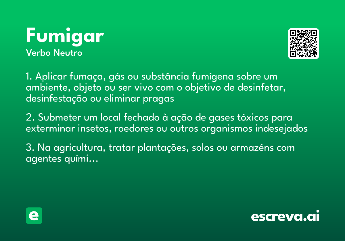 fumigar