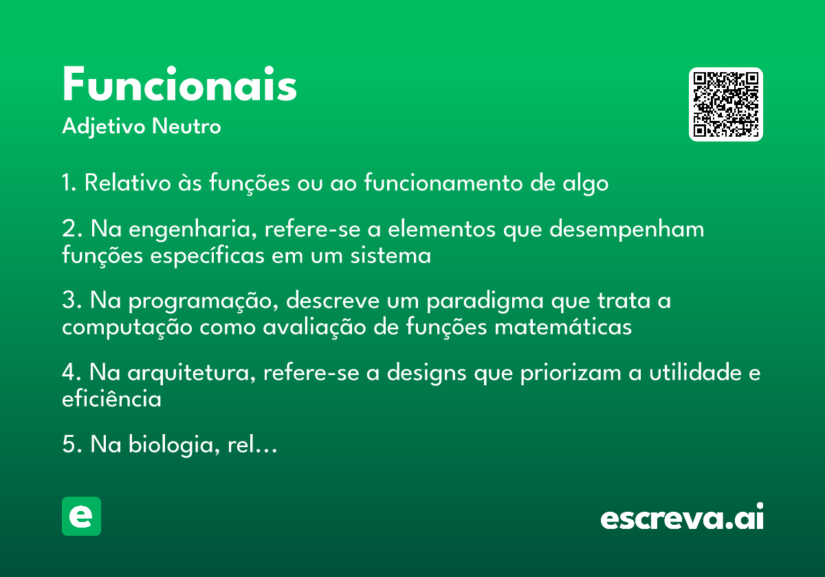 funcionais