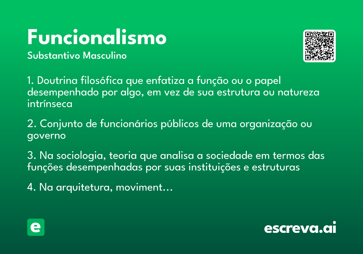 funcionalismo