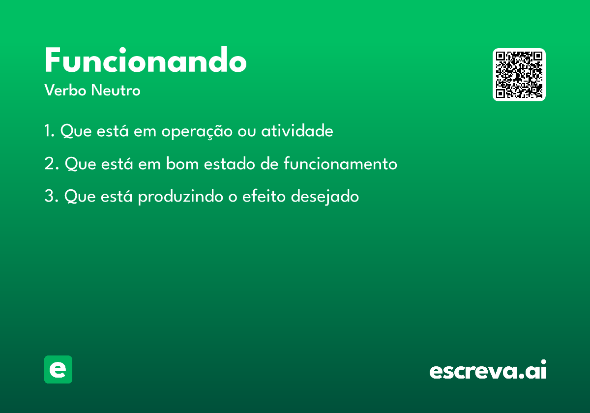 funcionando