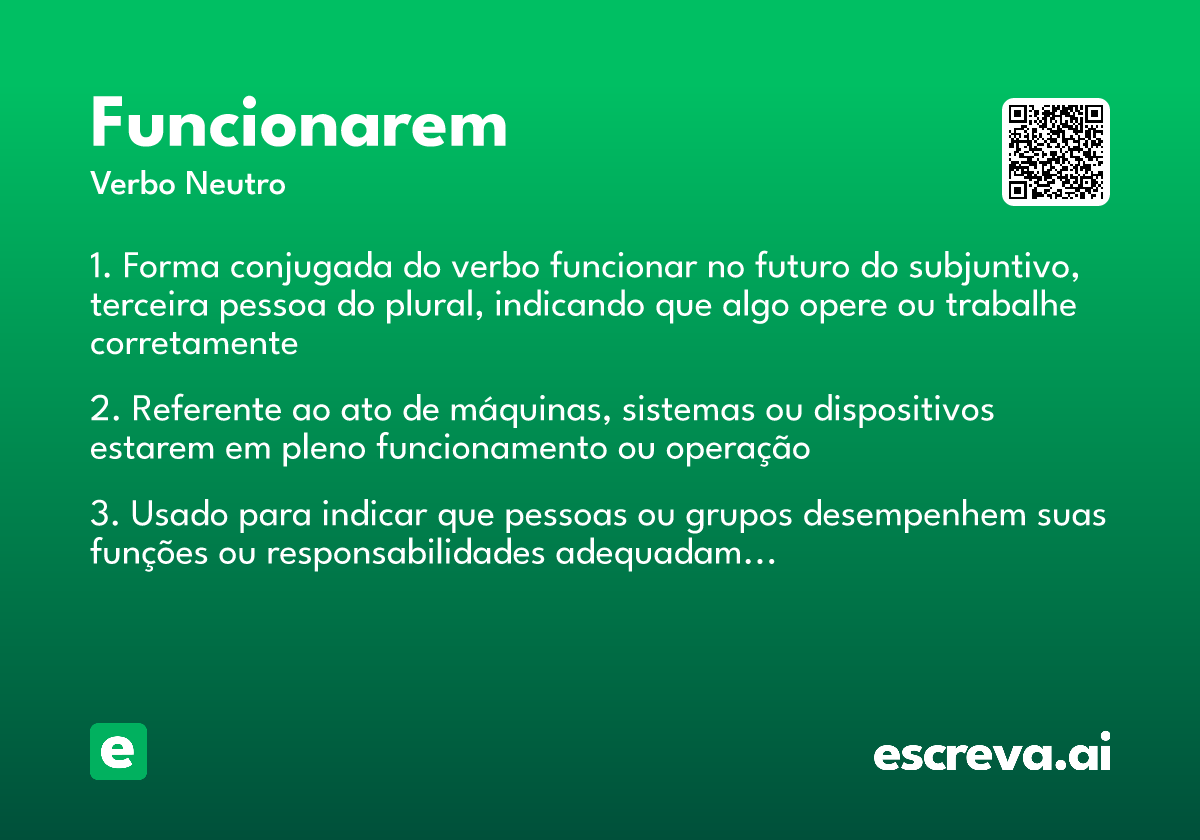 funcionarem