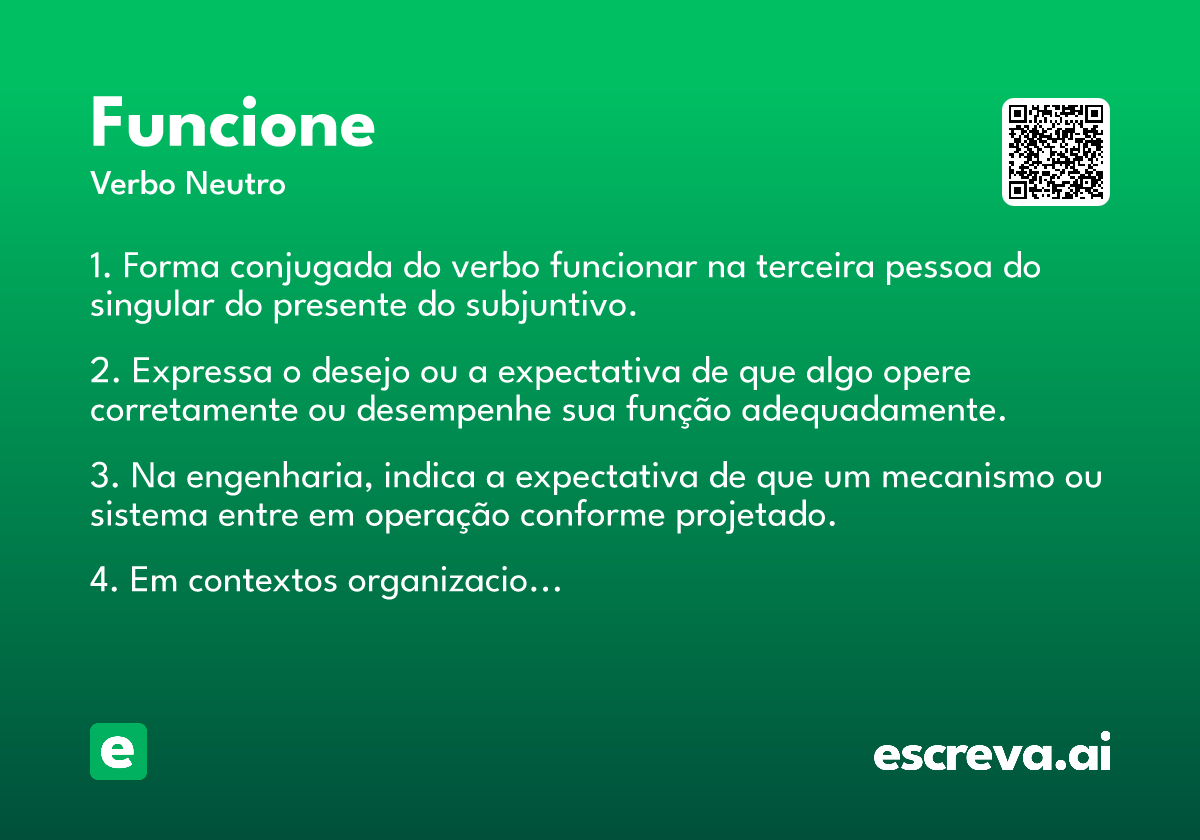funcione