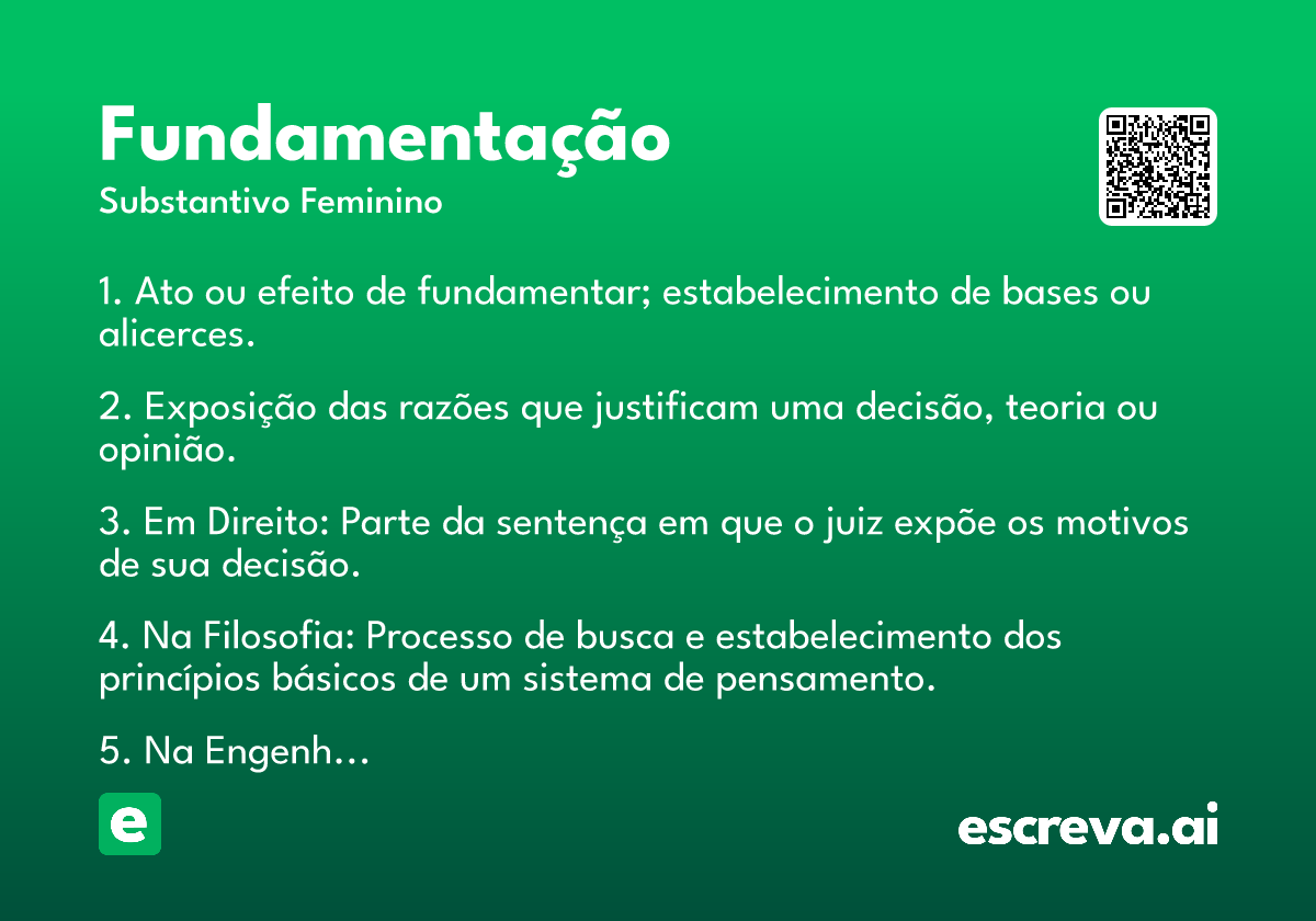 fundamentação