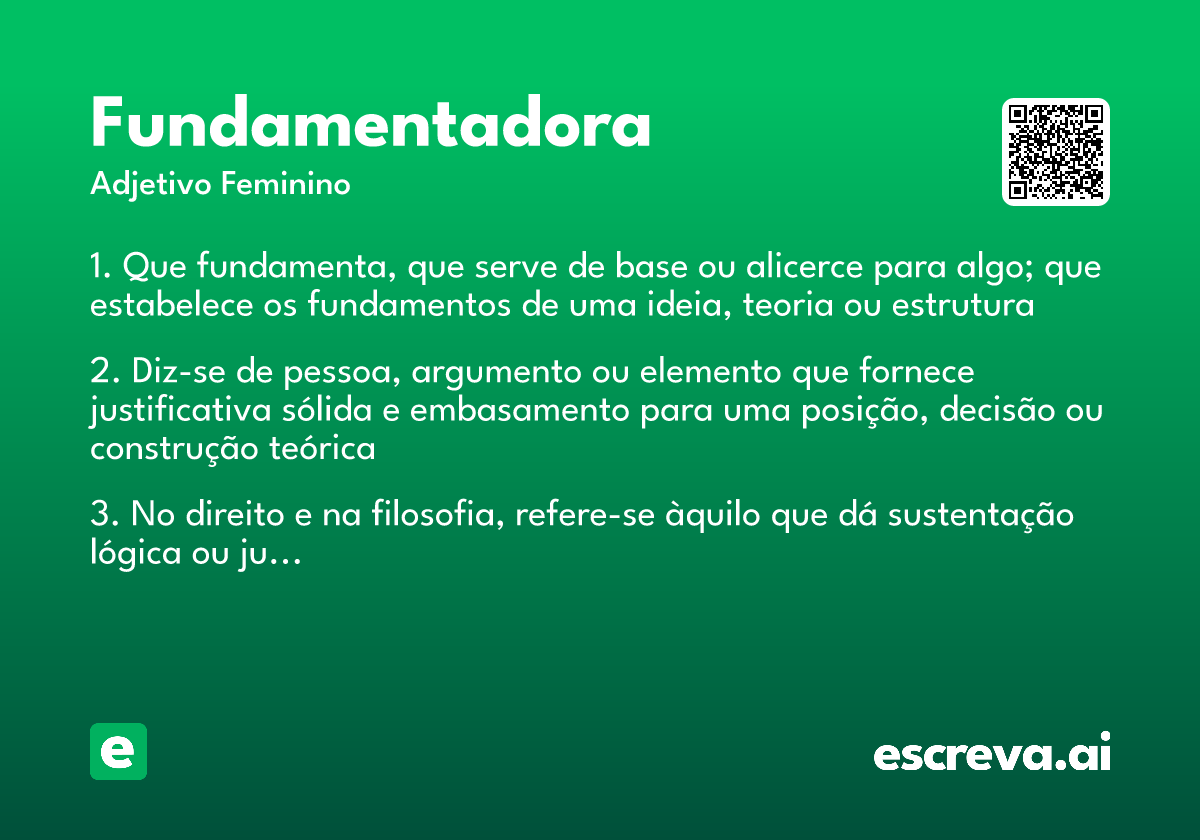 fundamentadora