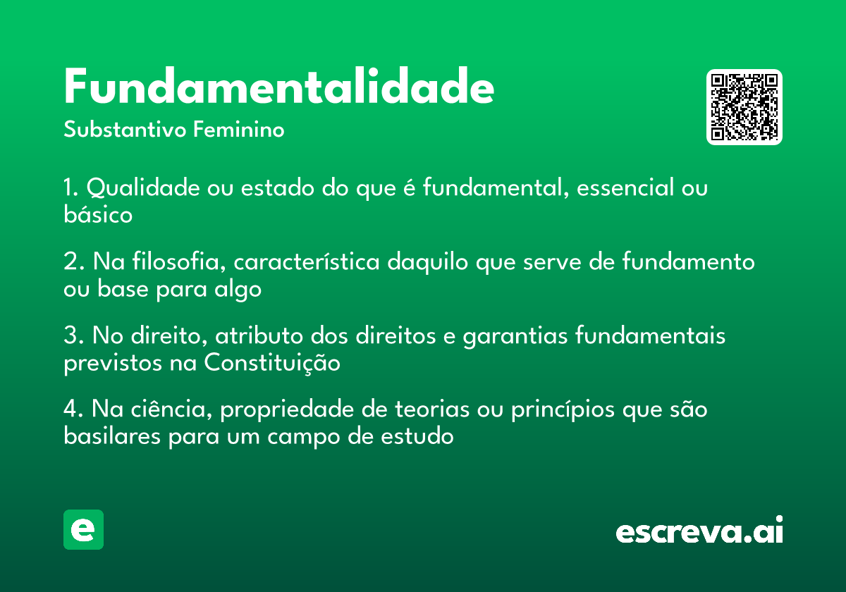 fundamentalidade